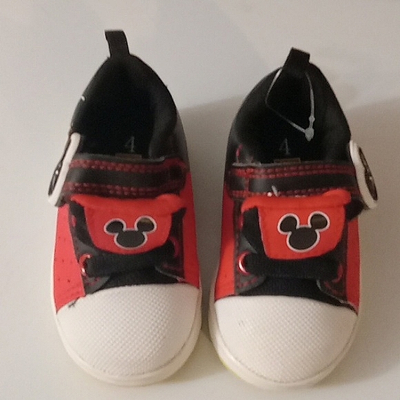 Disney Other - Mickey Mouse Baby Toddler Shoes 4